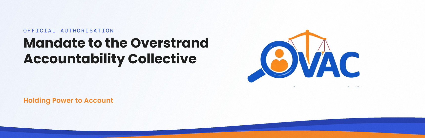 Mandate to the Overstrand Accountability Collective — Holding Power to Account